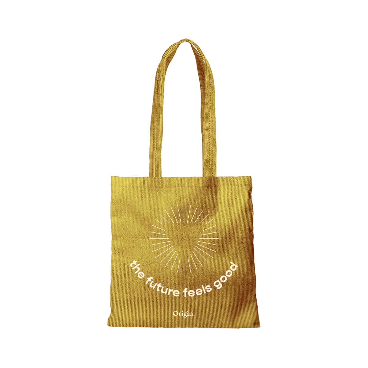 Corduroy Classic Tote - Mustard